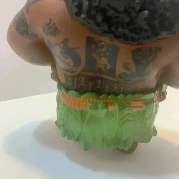 Disney Moana Mega Maui Bath Doll 8" Action Figure Toy The Rock - Picture 15 of 15